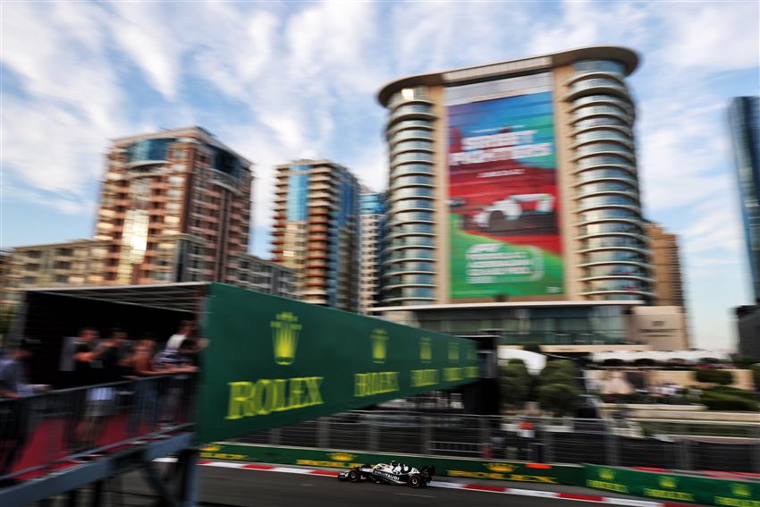 Baku City Circuit cityscape